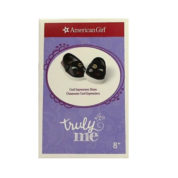 NEW American Girl Doll COOL EXPRESSIONS SHOES Emoji Rainbow Diamond Smiley Face! - Picture 4 of 4